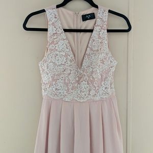 Pink prom dress